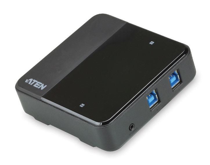 Aten Peripheral Switch 2x4 USB 3.1 Gen1, 2x PC, 4x USB 3.1 Gen1 Ports, Remote Port Selector, Plug and Play-0