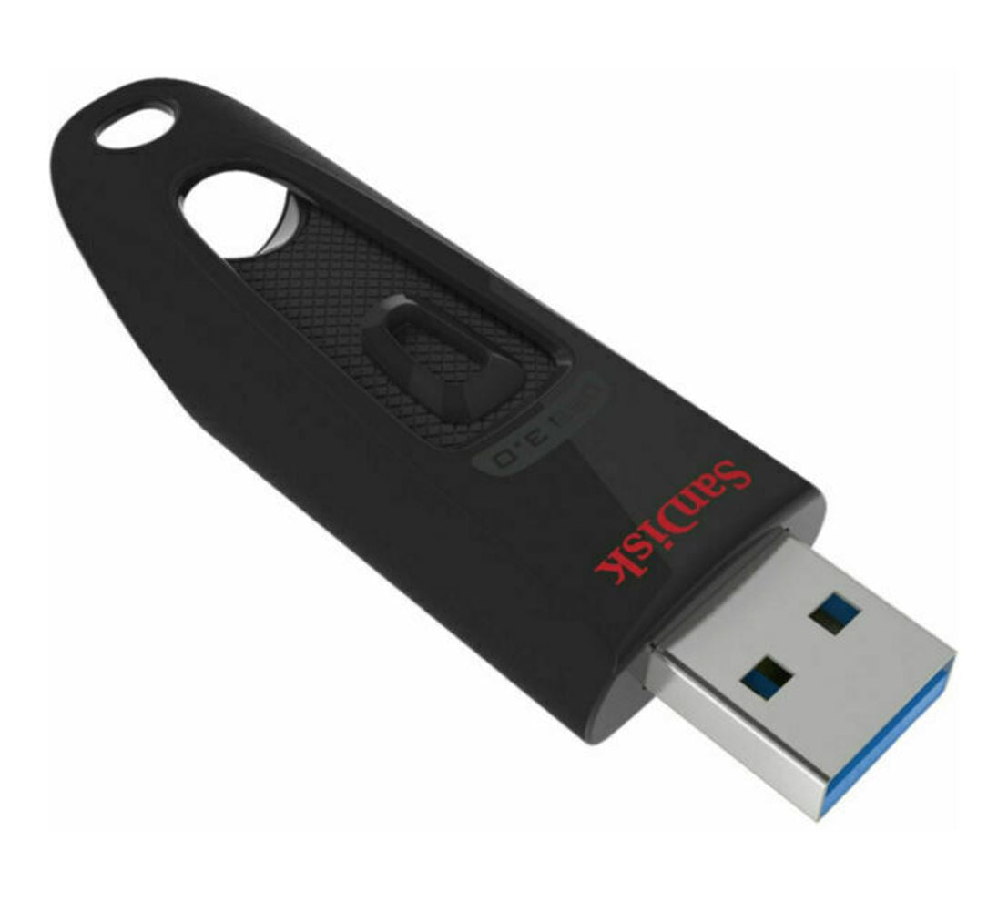 SanDisk Ultra 64GB USB3.0 Flash Drive ~130MB/s Memory Stick Thumb Key Lightweight SecureAccess Password-Protected Retail 5yr Black-0