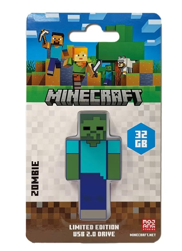 Verbatim Minecraft Collector s Edition USB Flash Drive - 32GB - Zombie-0