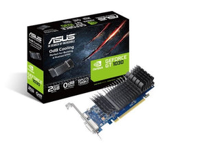 ASUS nVidia GeForce GT1030-SL-2G-BRK 2GB GDDR5 Low Profile Graphics Card with Bracket For Silent HTPC Build (With I/O Port Brackets)-0