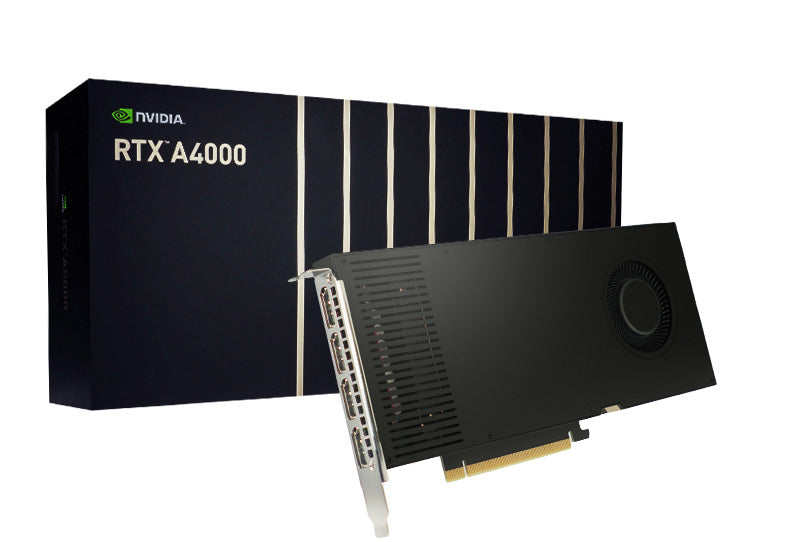 Leadtek nVidia Quadro RTX A4000 16GB Workstation Graphics Card GDDR6, ECC, 4x DP 1.4, PCIe Gen 4 x 16, 140W, Single Slot Form Factor, VR Ready-0