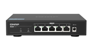 QNAP QSW-1105-5T Instantly upgrade your network to 2.5GbE connectivity 5xPorts 5x2.5GbE-0