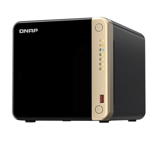 QNAP TS-464-8G 4 Bay NAS Intel Celeron N5095 Quad core 8GB DDR4 2xM.2 2280 PCle 2x2.5GbE 1xSlot PCle Gen3x2 2xUSB3.2 1XHDMI2.0 3YR WTY-0