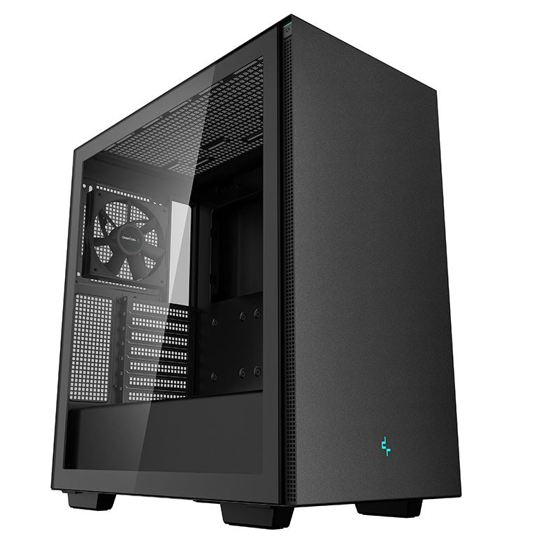 DeepCool CH510 Mid-Tower ATX Case, Tempered Glass, 1 x 120mm Fan, 2 x 3.5" Drive Bays, 7 x Expansion Slots-0