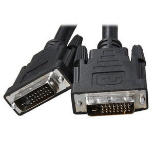 8Ware DVI-D Dual-Link Cable 1.5m - Male to Male 25-pin 28 AWG for PS4 PS3 Xbox 360 Monitor PC Computer Projector DVD-0