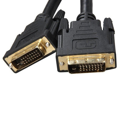 8Ware DVI-D Dual-Link Cable 5m - Male to Male 25-pin 28 AWG for PS4 PS3 Xbox 360 Monitor PC Computer Projector DVD-0