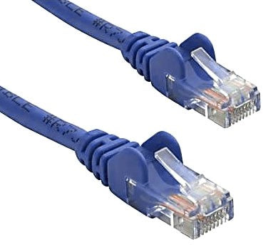 8ware CAT5e Cable 25cm / 0.25m - Blue Color Premium RJ45 Ethernet Network LAN UTP Patch Cord 26AWG CU Jacket-0