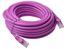 8Ware CAT6A Cable 10m - Purple Color RJ45 Ethernet Network LAN UTP Patch Cord Snagless-0