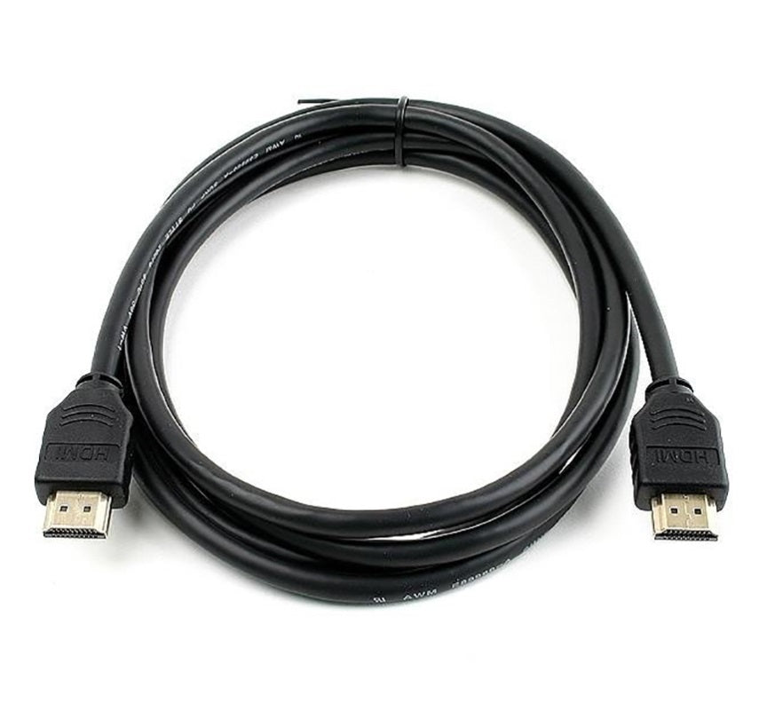 8Ware HDMI Cable 1.8m/2m - V1.4 19pin M-M Male to Male OEM Pack Gold Plated 3D 1080p Full HD High Speed with Ethernet-0