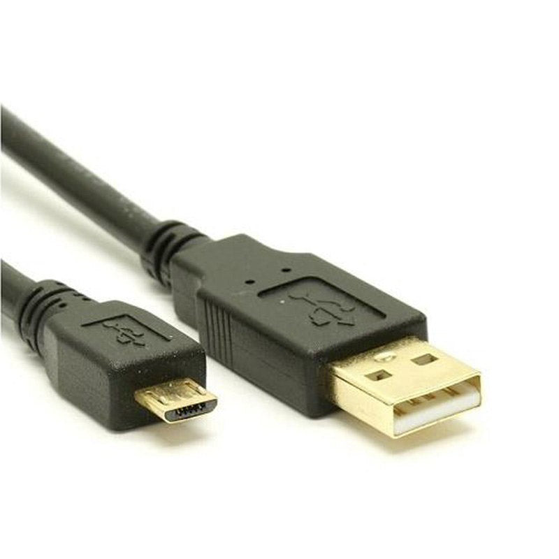 8Ware USB 2.0 Cable 2m A to Micro-USB B Male to Male Black-0