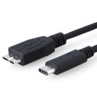 8Ware USB-C to Micro USB-B Cable 1m Type-C to Micro B Male to Male Black 10Gbps-0