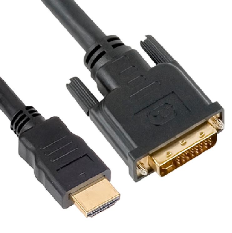 Astrotek 1m HDMI to DVI-D Adapter Converter Cable - Male to Male 30AWG Gold Plated PVC Jacket for PS4 PS3 Xbox 360 Monitor PC Computer Projector DVD-0