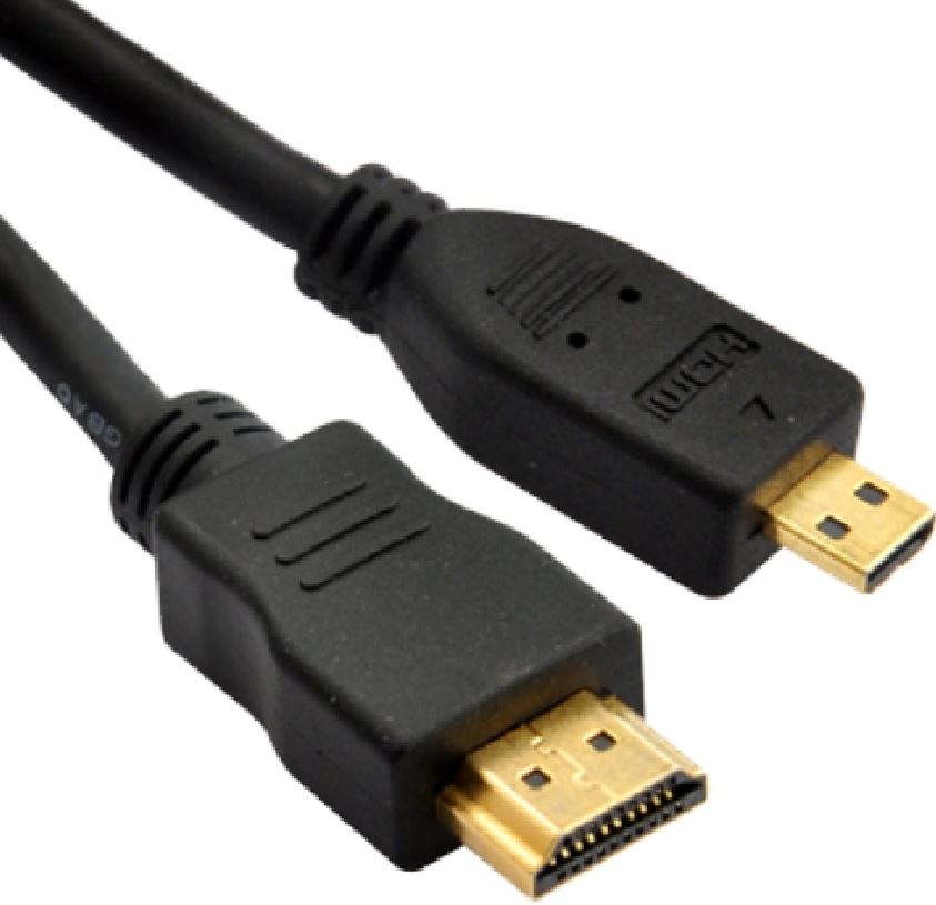 Astrotek HDMI to Micro HDMI Cable 3m - 1.4v 19 pins A Male to D Male 34AWG  OD4.2mm Gold Plated RoHS LS-0