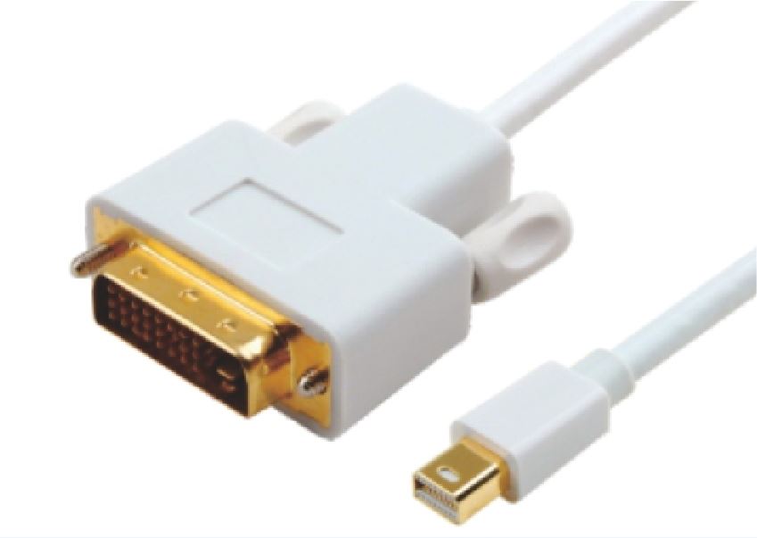 Astrotek Mini DisplayPort DP to DVI Cable 2m - 20 pins Male to 24+1 pins Male 32AWG Gold Plated-0