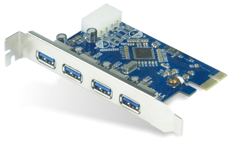 Astrotek 4x Ports USB 3.0 PCIe PCI Express Add-on Card Adapter 5Gbps Windows XP/7/8/10 Server 2008  later Renesas 720201 Chipset ~USSUN-USB4300NS-0