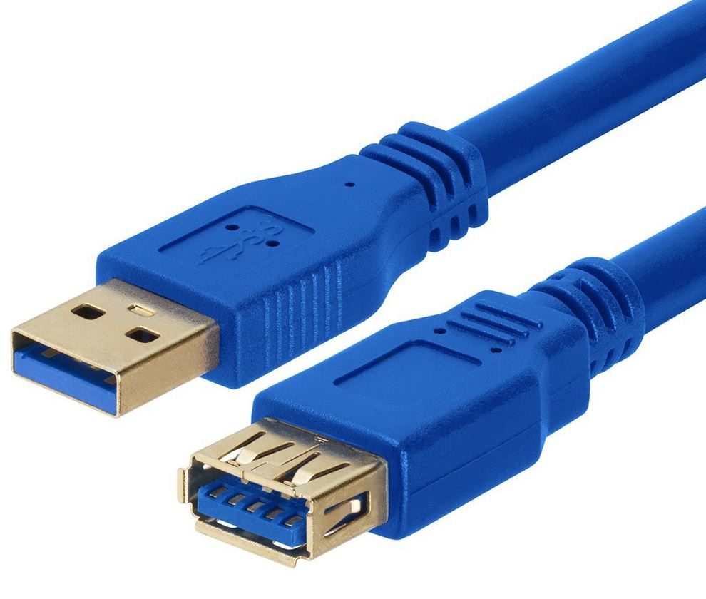 Astrotek USB 3.0 Extension Cable 1m - Type A Male to Type A Female Blue Colour-0