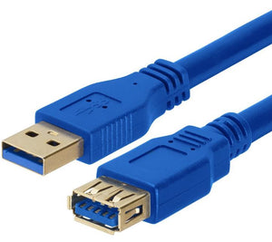 Astrotek USB 3.0 Extension Cable 3m - Type A Male to Type A Female Blue Colour-0