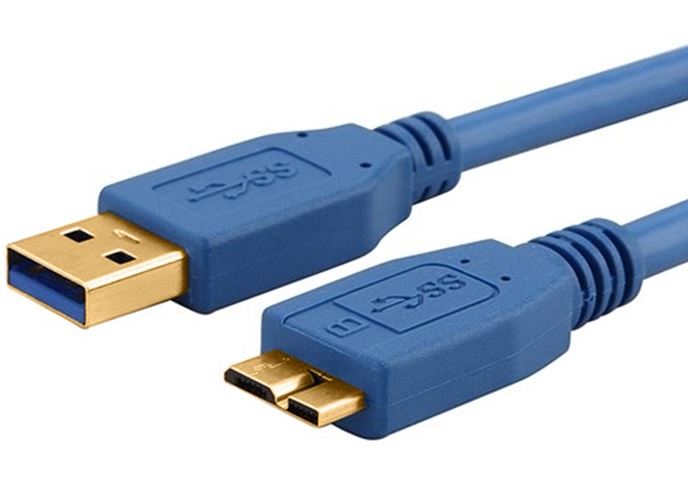 Astrotek USB 3.0 Cable 2m - Type A Male to Micro B Blue Colour-0