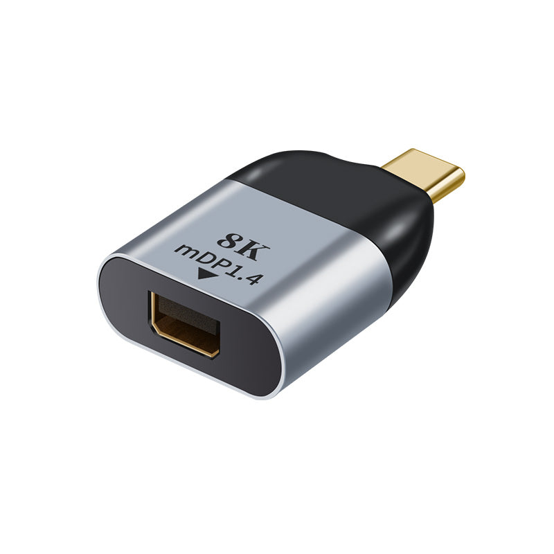 Astrotek USB-C to Mini DP DisplayPort Male to female adapter support 8K@60Hz 4K@60Hz for iPad Pro Macbook Air Samsung Galaxy MS Surface Dell XPS-0