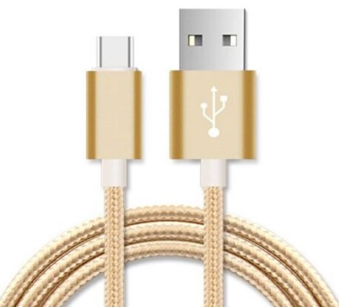 Astrotek 1m Micro USB Data Sync Charger Cable Cord Gold Color for Samsung HTC Motorola Nokia Kndle Android Phone Tablet  Devices-0