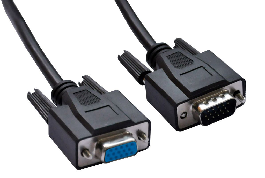 Astrotek VGA Extension Cable 3m - 15 pins Male to 15 pins Female for Monitor PC Molded Type Black-0