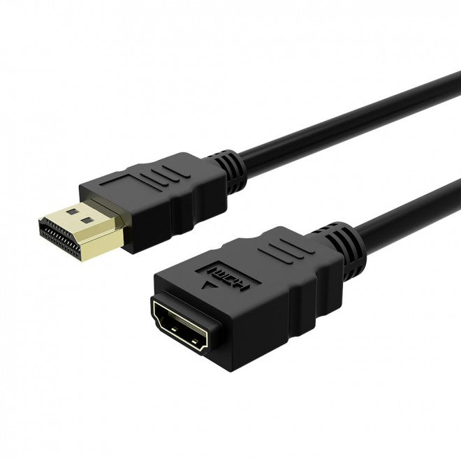 Simplecom CAH305 0.5M High Speed HDMI Extension Cable UltraHD M/F (1.6ft)-0