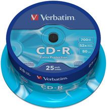 Verbatim CD-R 700MB 25Pk Spindle 52x-0
