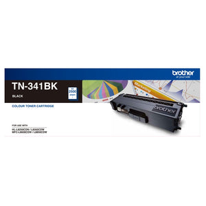 Brother TN-341BK Colour Laser-Standard Yield Black Toner to suit HL-L8250CDN/8350CDW MFC-L8600CDW/L8850CDW - 2500Pages-0