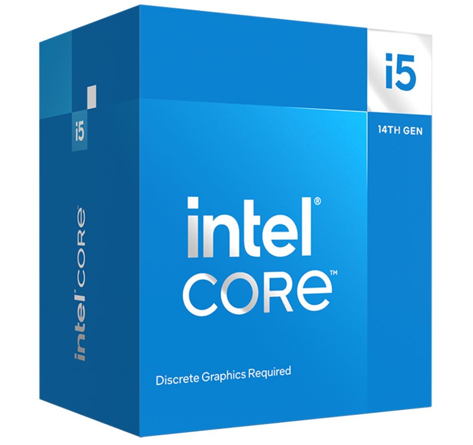 Intel i5 14400F CPU 3.5GHz (4.7GHz Turbo) 14th Gen LGA1700 10-Cores 16-Threads 29.5MB 65W Graphics Card Required Retail Raptor Lake with Fan-0