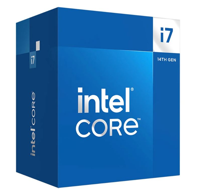 Intel i7 14700 CPU 4.2GHz (5.4GHz Turbo) 14th Gen LGA1700 20-Cores 28-Threads 61MB 65W UHD Graphics 770 Retail Raptor Lake with Fan-0