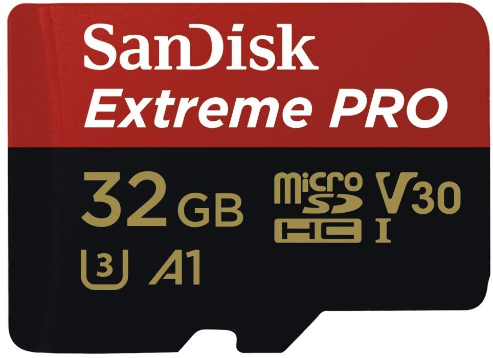 SanDisk Extreme Pro 32GB microSD SDHC SQXCG 100MB/s 90MB/s V30 U3 C10 UHS-1 4K UHD Shock temperature water  X-ray proof with SD Adaptor >16GB-0