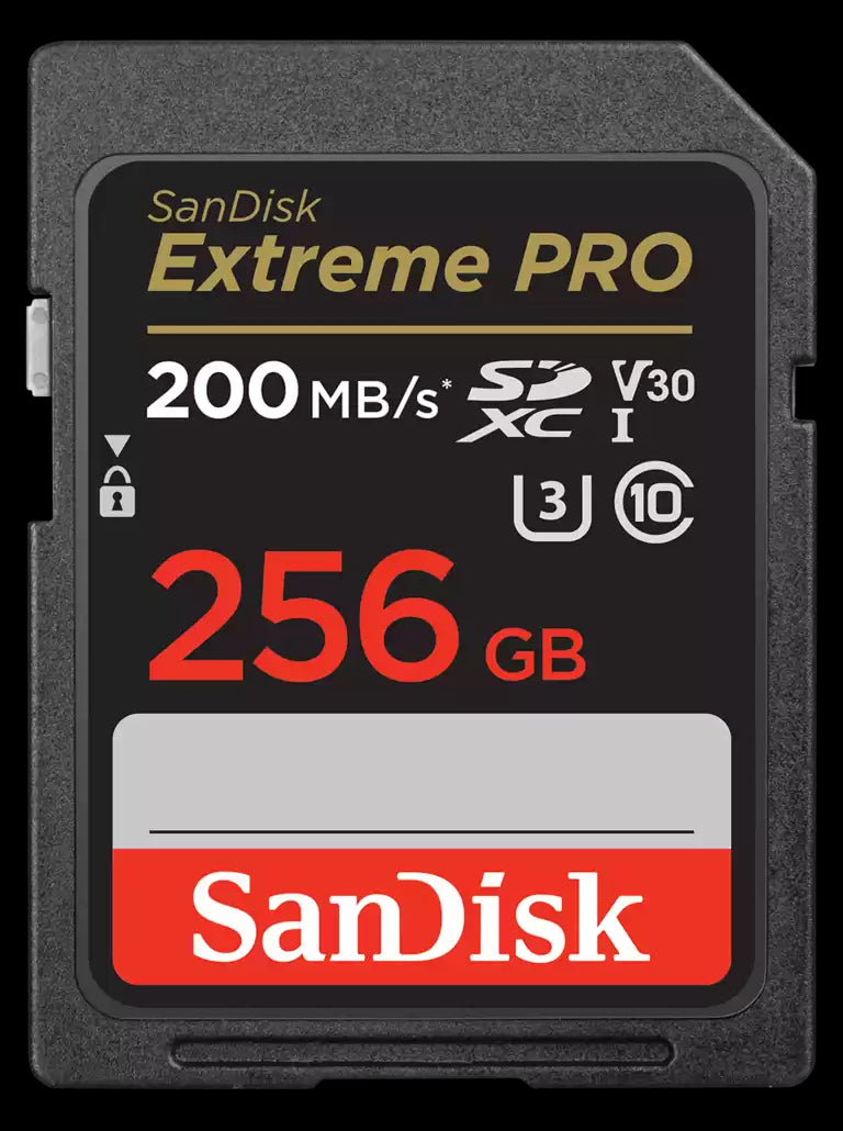 SanDisk 256GB Extreme PRO Memory Card 200MB/s Full HD  4K UHD Class 30 Speed Shock Proof Temperature Proof Water Proof X-ray Proof Digital Camera-0