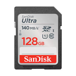 SanDisk Ultra 128GB SDHC SDXC UHS-I Memory Card 140MB/s Full HD Class 10 Speed Shock Proof Temperature Proof Water Proof X-ray Proof Digital Camera-0