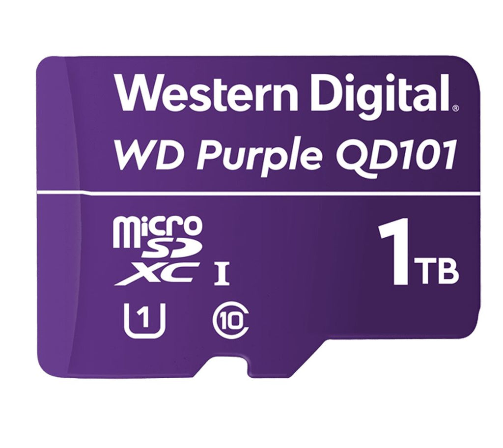 Western Digital WD Purple 1TB MicroSDXC Card 24/7 -25°C to 85°C Weather  Humidity Resistant for Surveillance IP Cameras mDVRs NVR Dash Cams Drones-0