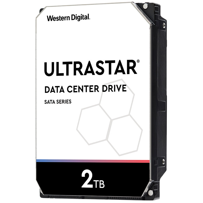 Western Digital WD Ultrastar 2TB 3.5" Enterprise HDD SATA 128MB 7200RPM 512N SE DC HA210 24x7 600MB Buffer 2mil hrs MTBF 5yrs wty HUS722T2TALA604-0
