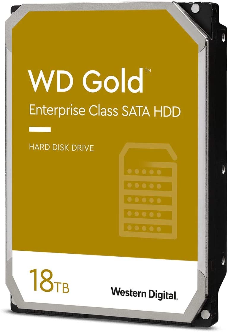 Western Digital 18TB WD Gold Enterprise Class Internal Hard Drive - 7200 RPM Class, SATA 6 Gb/s, 512 MB Cache, 3.5"- 5 Years Limited Warranty-0