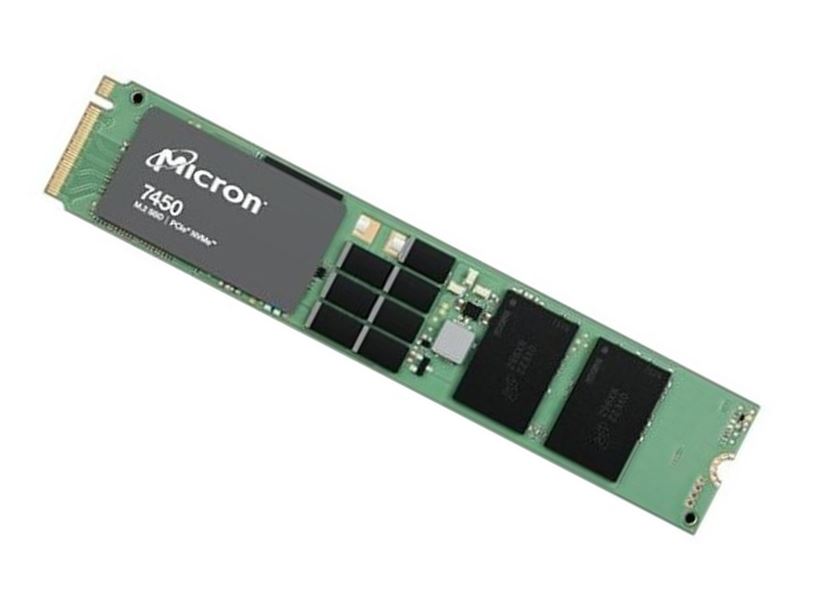 Micron 7450 Pro 3.84TB Gen4 NVMe Enterprise SSD M.2 5000/2500 MB/s R/W 735K/160K IOPS 25700TBW 1DWPD 2M hrs MTTF Server Data Centre 5yrs-0