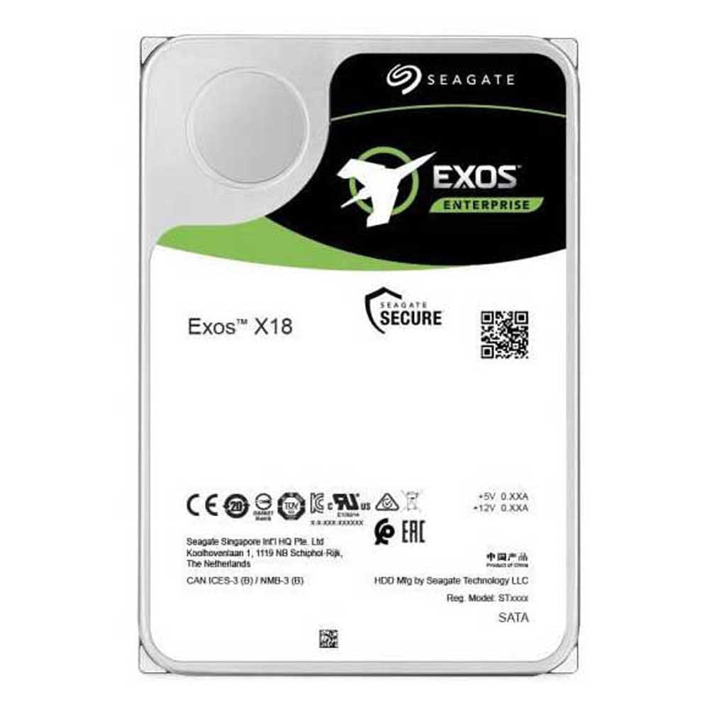 Seagate Exos X18 ENTERPRISE 512E INTERNAL 3.5" SATA DRIVE, 12TB, 6GB/S, 7200RPM, 5YR WTY-0