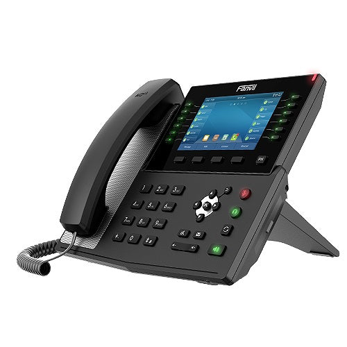 Fanvil X7C Enterprise Color IP Phone, 5" Hig Res Screen, 20 SIP Lines, HD Audio, Built In Bluetooth, Upto 60 DSS Key Entries, Dual Gigabit, *SBC Ready-0