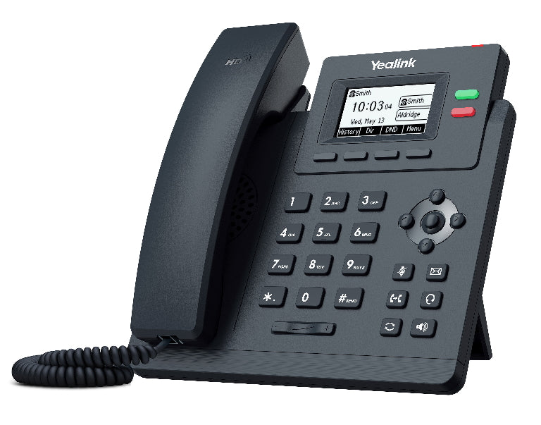 Yealink T31G 2 Line IP phone, 132x64 LCD, Dual Gigabit Ports, PoE. No Power Adapter included-0
