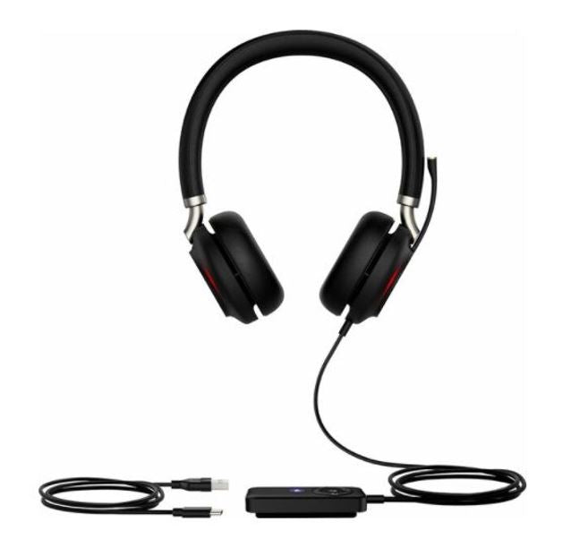 Yealink UH38 Dual Mode USB and Bluetooth Headset, Dual, USB-A, UC Call Controller with Built-In Battery Dual Noise-Canceling Mics, Busy Light-0
