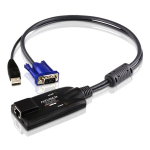 Aten KVM Cable Adapter with RJ45 to VGA  USB to suit KH15xxA, KH25xxA, KL15xxA series-0