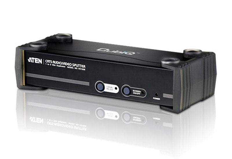 Aten Professional Video Splitter 8 Port VGA Video Splitter over Cat5 w/ Audio and RS-232, 1920x1200@60Hz or 150m Max (LS)-0
