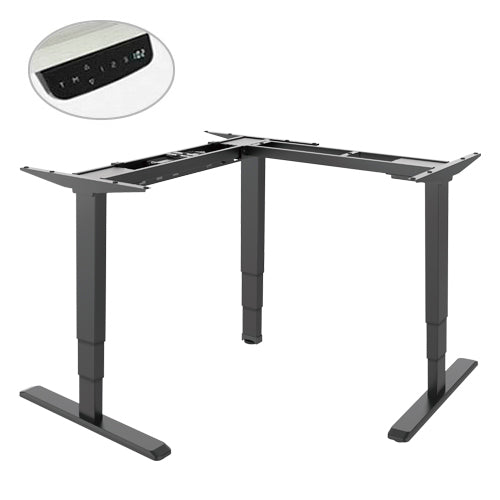 Brateck Triple Motor L-Shape Electric Sit-Stand Desk (Frame only)-0