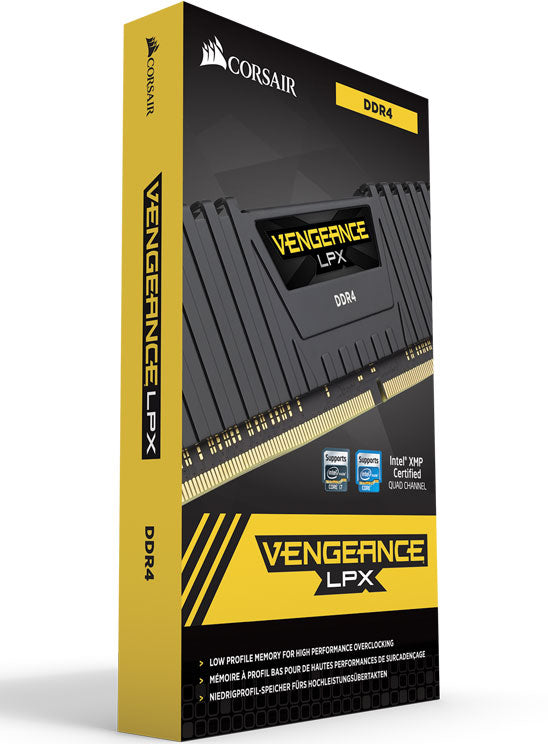 Corsair Vengeance LPX 16GB (2x8GB) DDR4 2666MHz C16 Desktop Gaming Memory Black - AMD Ryzen-0