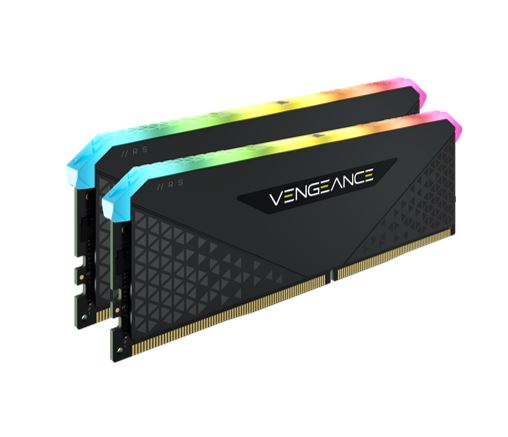 Corsair Vengeance RGB RT 32GB (2x16GB) DDR4 3600MHz C16 16-20-20-38 Black Heatspreader Desktop Gaming Memory for AMD-0