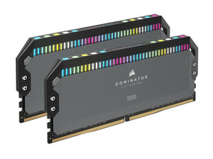 Corsair Dominator Platinum RGB 32GB (2x16GB) DDR5 UDIMM 6000Mhz C30 1.25V Black AMD EXPO Kit Gaming Memory-0