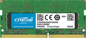 Crucial 8GB (1x8GB) DDR4 SODIMM 2400MHz CL17 1.2V Single Ranked Notebook Laptop Memory-0