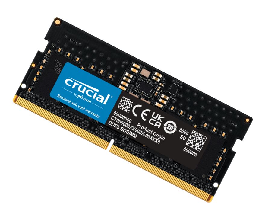 Crucial 16GB (1x16GB) DDR5 SODIMM 5600MHz CL46 Notebook Laptop Memory-0
