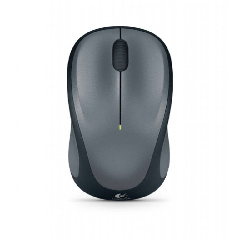 Logitech M235 Wireless Mouse Grey Contoured design Glossy Comfort Grip Advanced Optical Tracking 1-year battery life-0